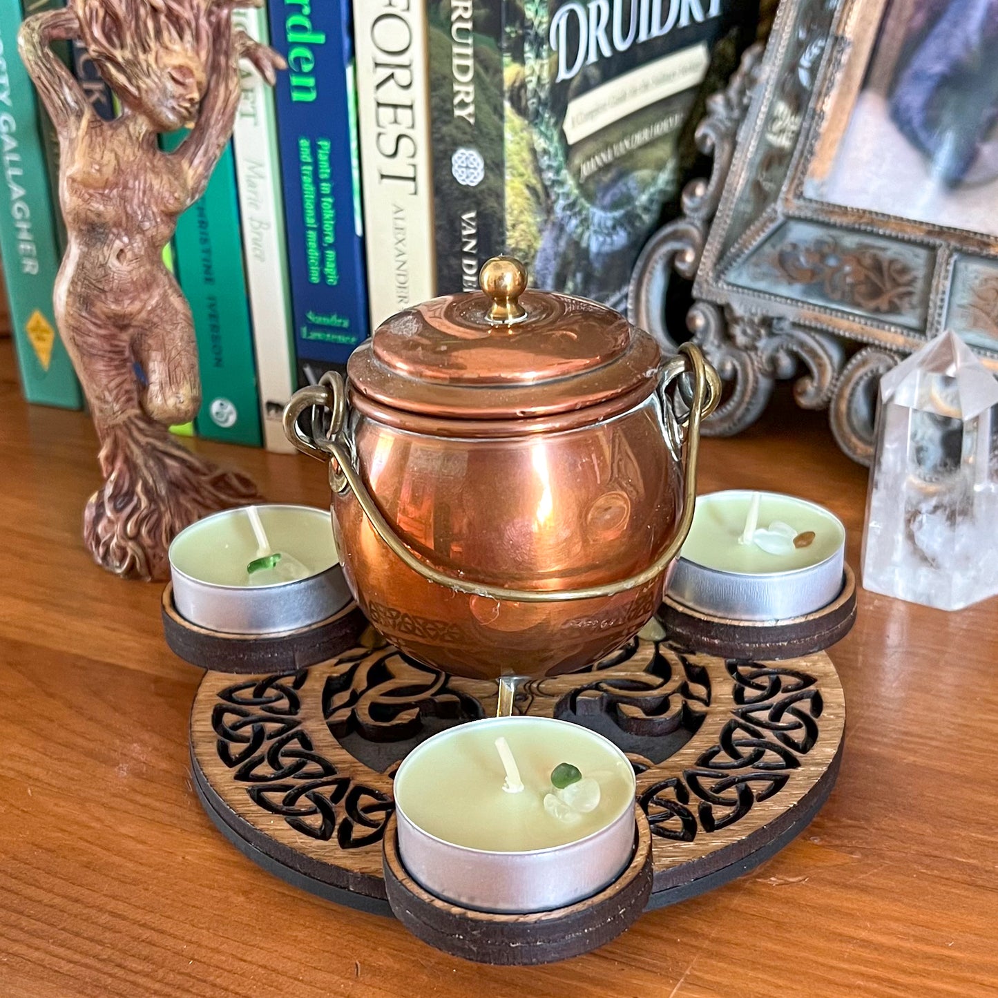 Handmade Tree of Life Tealight Holder