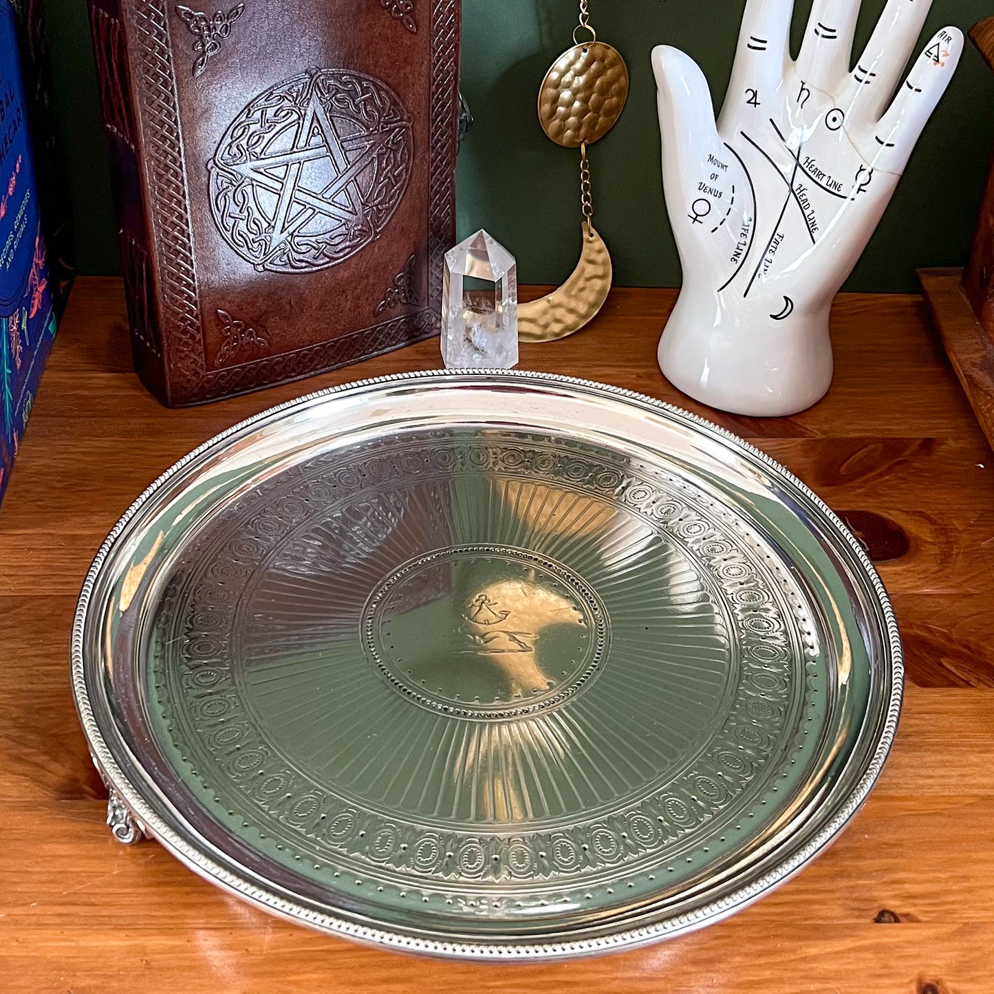 Vintage Silver Plated Altar Tray