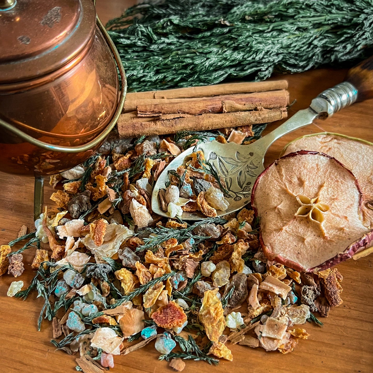 Hand Blended Resin Incense - Winter Solstice
