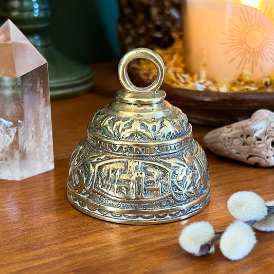 Small Vintage Brass Altar Bell