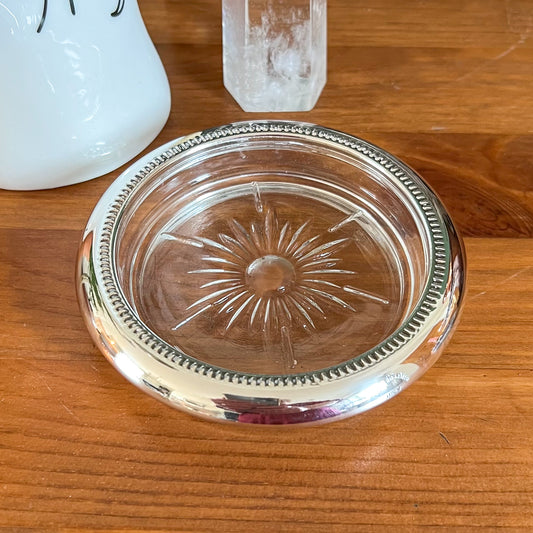 Vintage Silver Plated Candle Holder