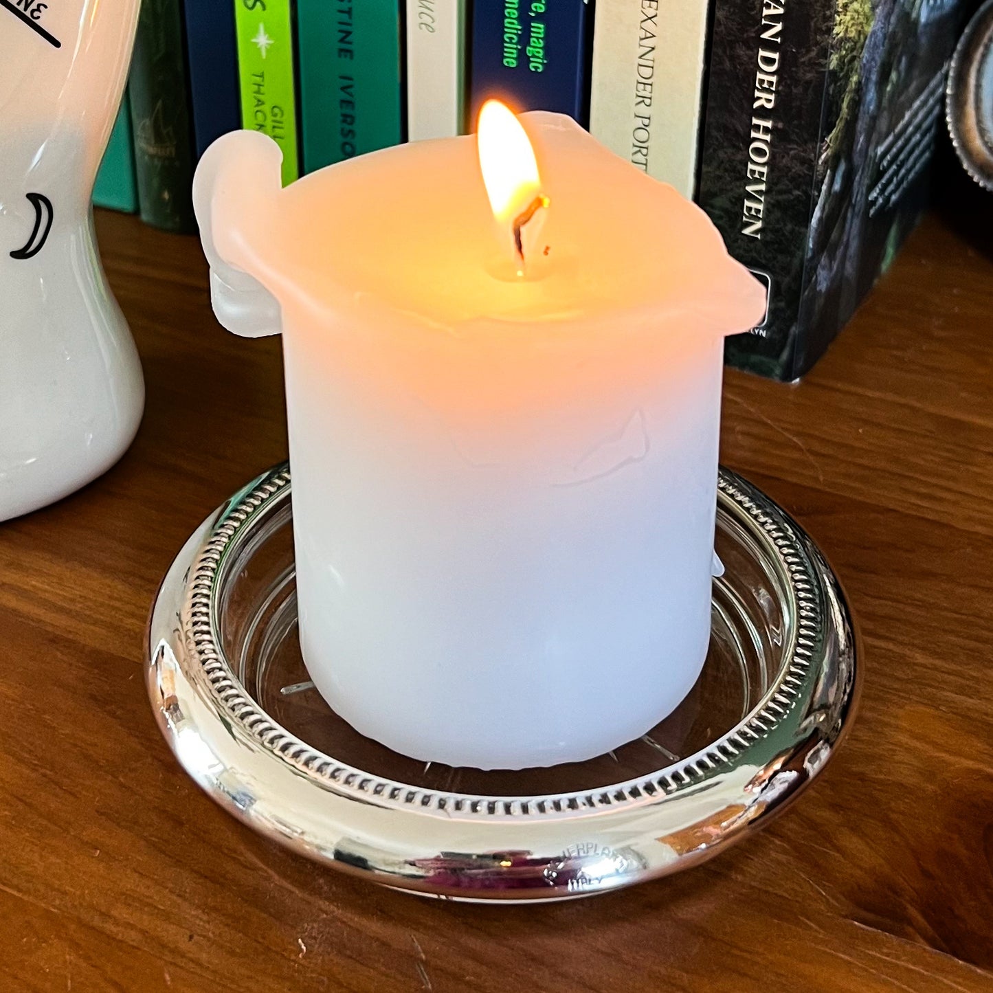 Vintage Silver Plated Candle Holder