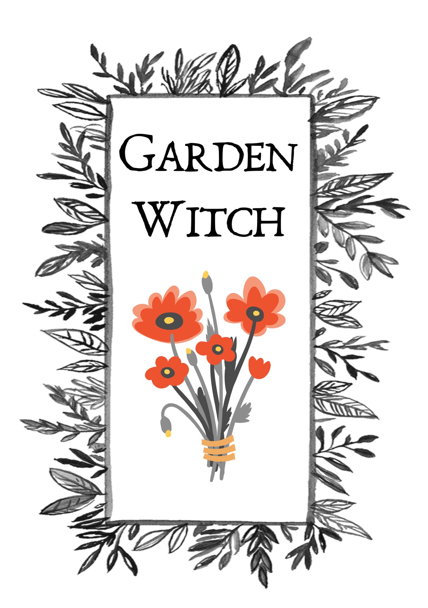 Garden Witch Print A5