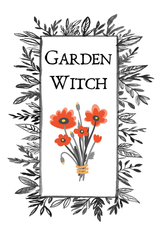 Garden Witch Print A5