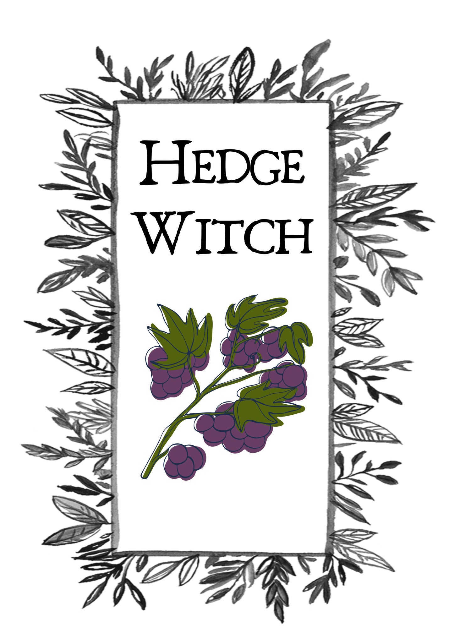 Hedge Witch Print A5
