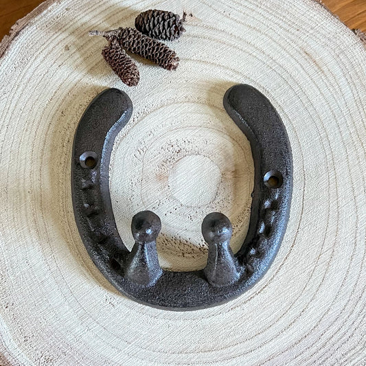 Cast Iron Horse Shoe Hooks