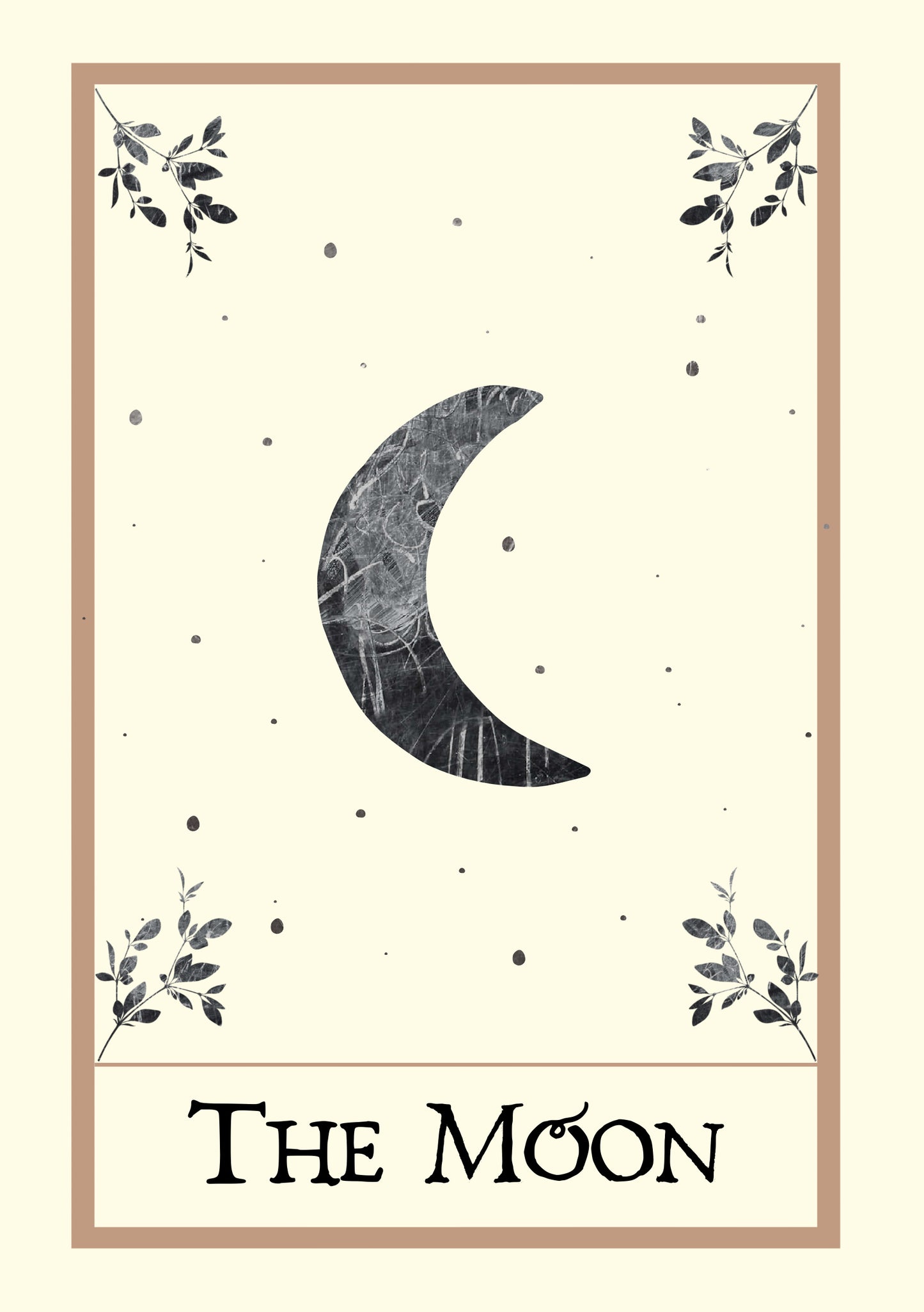 The Moon Tarot Print A5