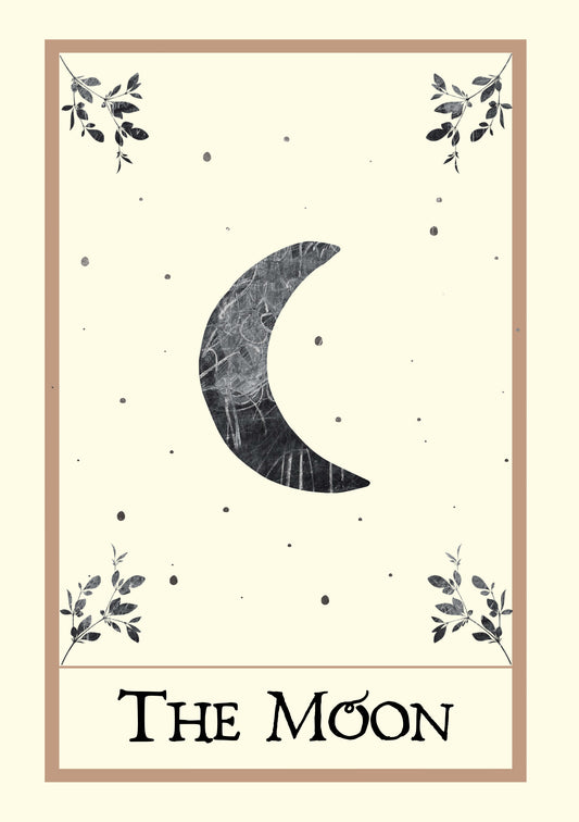The Moon Tarot Print A5
