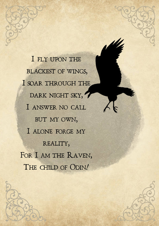 Raven Print A5