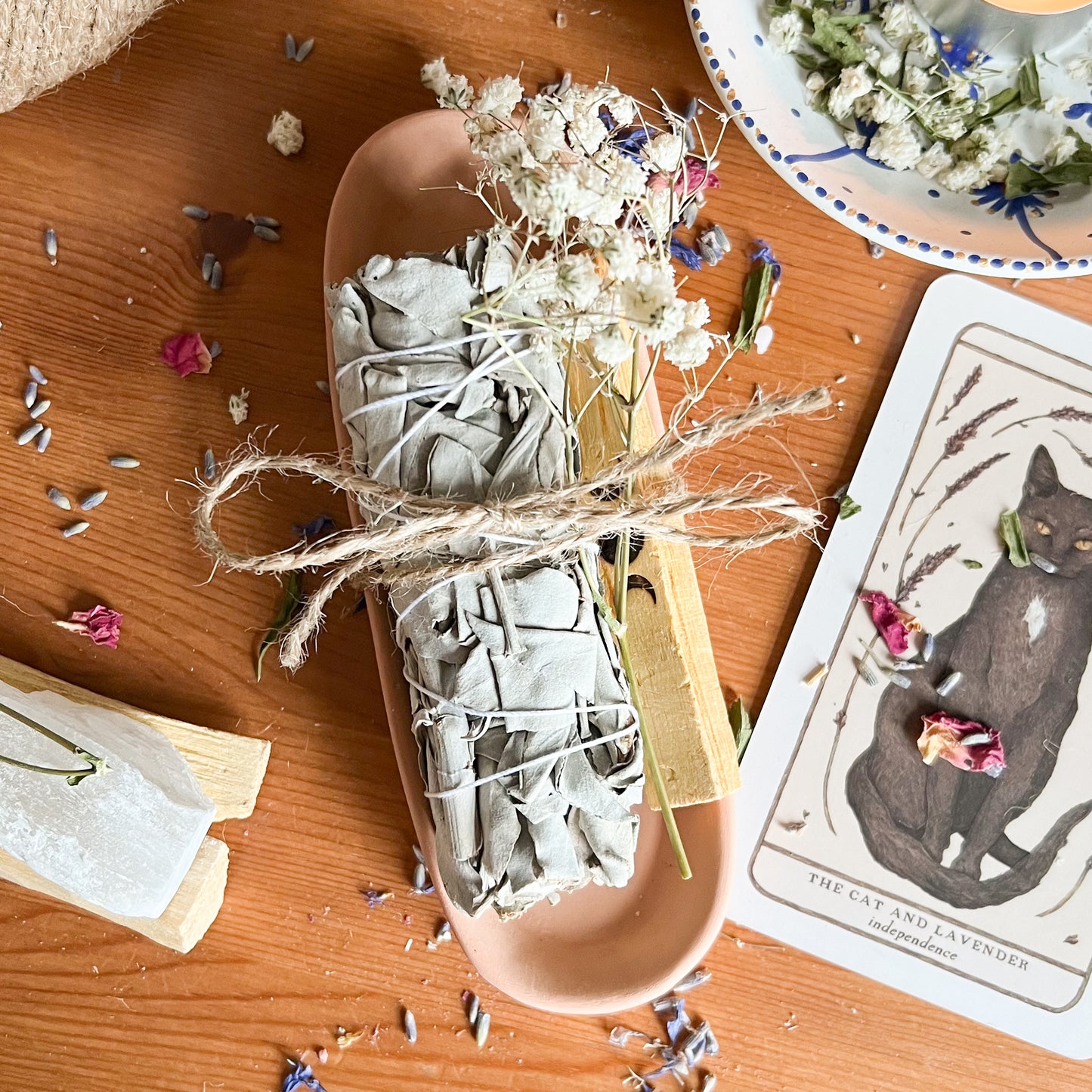 Sage Smudging Set