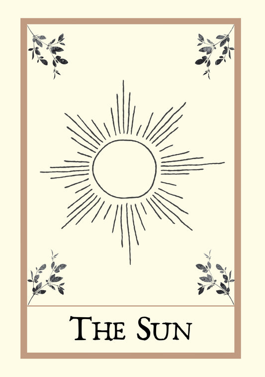 The Sun Tarot Print A5